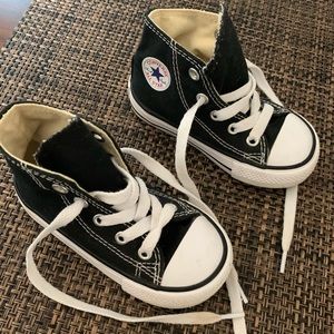 Converse All-Star Toddler size 6 Black High top